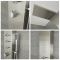 Milano Niagara - Modern Exposed Thermostatic Shower Tower Panel with Waterfall Shower Head, Hand Shower and Body Jets - Chrome