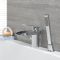 Milano Select - Modern Deck Mounted Waterfall Bath Shower Mixer Tap with Hand Shower - Chrome