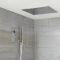 Milano Vis - Chrome Thermostatic Digital Shower with Recessed Shower Head and Hand Shower (2 Outlet)