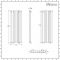 Milano Aruba - Anthracite Vertical Designer Radiator - 1400mm x 472mm (Double Panel)