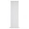 Milano Aruba - White Vertical Designer Radiator - 1400mm x 472mm (Double Panel)