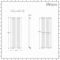 Milano Aruba - Anthracite Vertical Designer Radiator - 1400mm x 472mm (Single Panel)