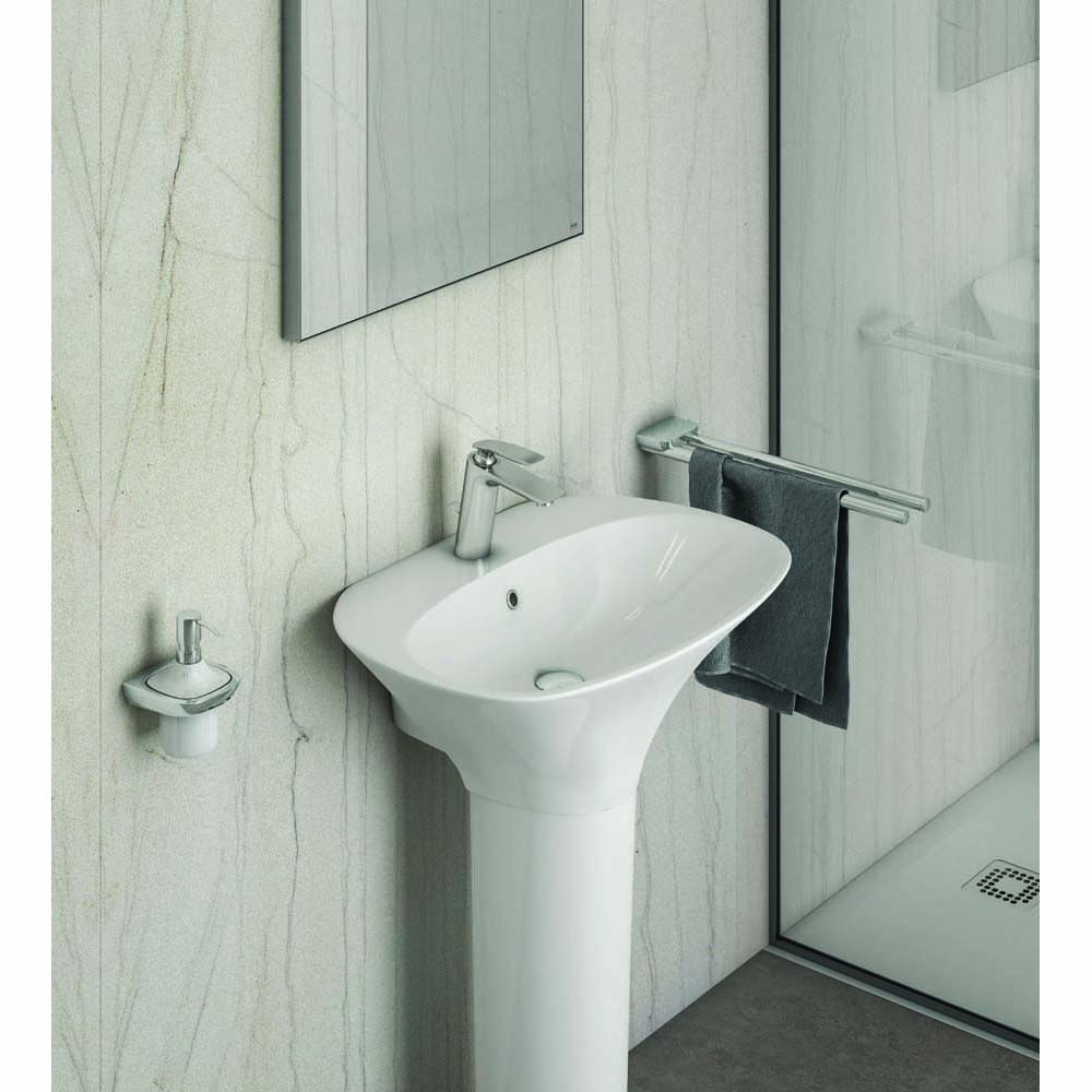 RAK Sensation - Gloss White Modern Freestanding Basin - 550mm x 460mm (No  Tap-Holes)