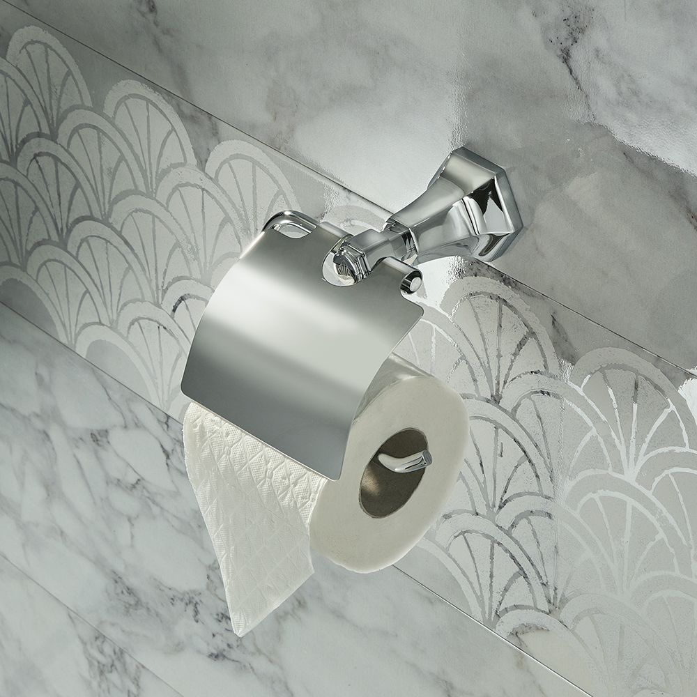 Milano Earlham - Art Deco Toilet Roll Holder - Choice of finish