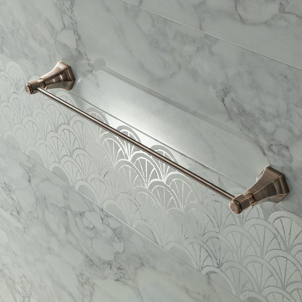 Milano Earlham - Art Deco 600mm Towel Rail - Choice of Finish