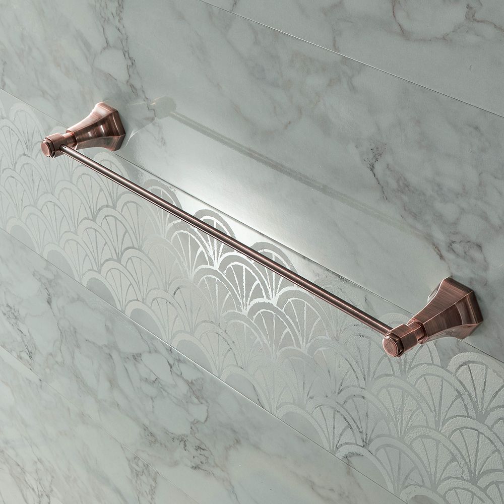 Milano Earlham - Art Deco 600mm Towel Rail - Choice of Finish
