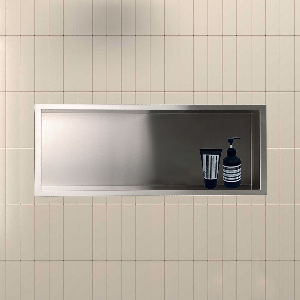 Milano - 640mm x 340mm Rectangular Shower Niche - Choice of Finish
