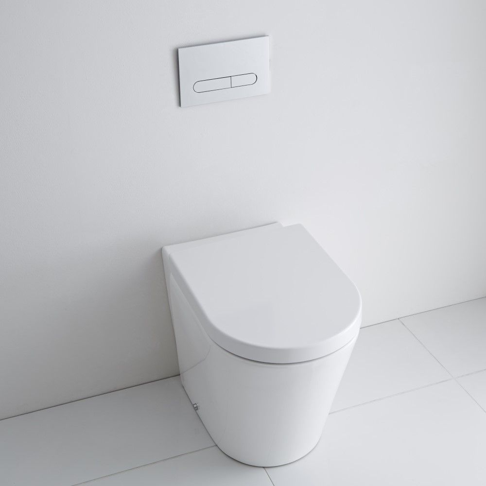 Milano Rivington - White Soft Close Quick Release Top Fix Toilet Seat