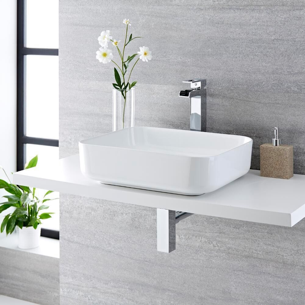 500x400mm Rectangular Ceramic Counter Top Basin