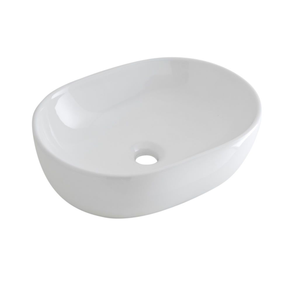 HR Otterton - Oval Counter Top Basin with Mirage wall mounted basin Tap