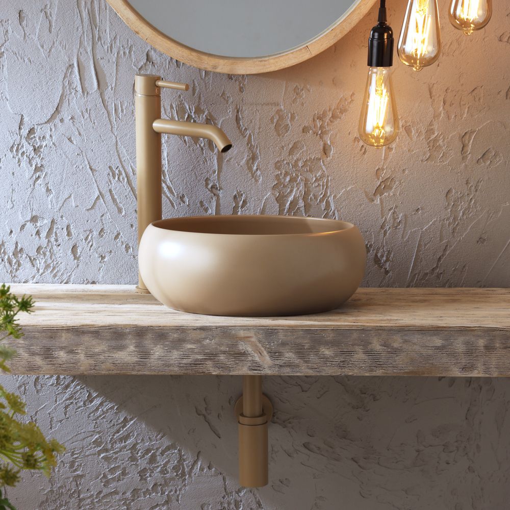 Milano Elements - Round Countertop Basin - 360mm (No Tap-Holes) - Choice of Finish