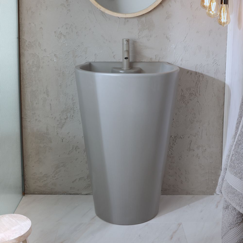 Milano Elements - Freestanding Basin - 535mm x 480mm (1 Tap Hole) - Choice of Finish