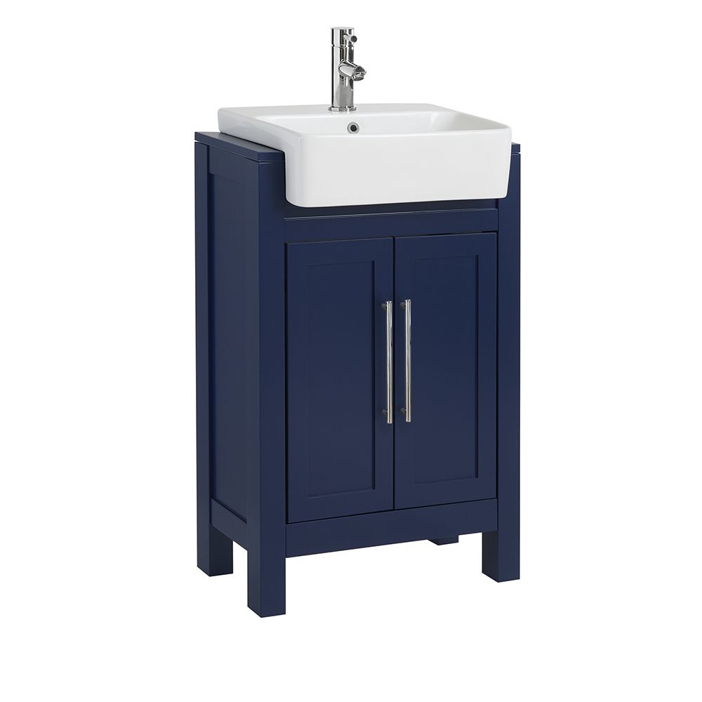 Milano Aston - 550mm Traditional Vanity Unit with Basin - Choice of Finish and Handles