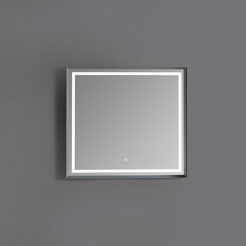 Milano Bromley - Modern Waterproof LED Mirror - 750mm x 700mm - Choce of Finish