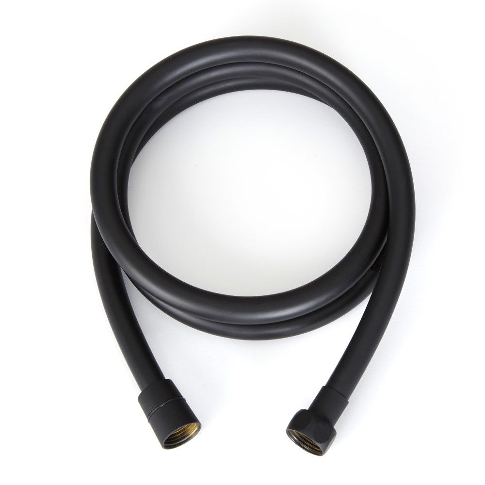 Milano Nero - 1.75m Smooth Shower Hose - Black