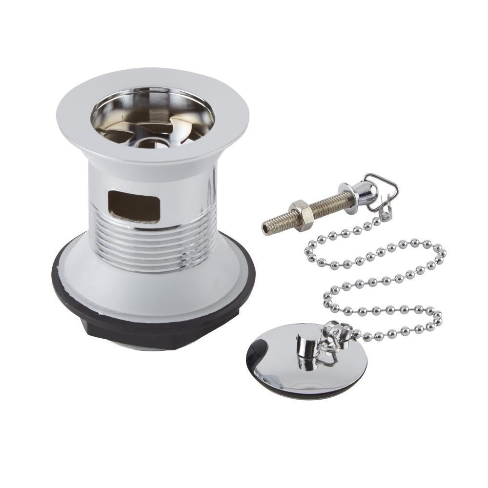 Milano Elizabeth - Traditional Slotted Basin Waste with Chain - Choice of Finish