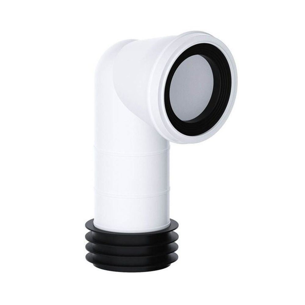 Cranplas - White 90 Degree Pan Connector