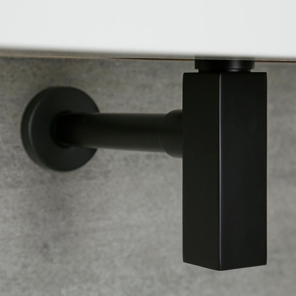 Milano Preto - Basin Bottle Trap - Black