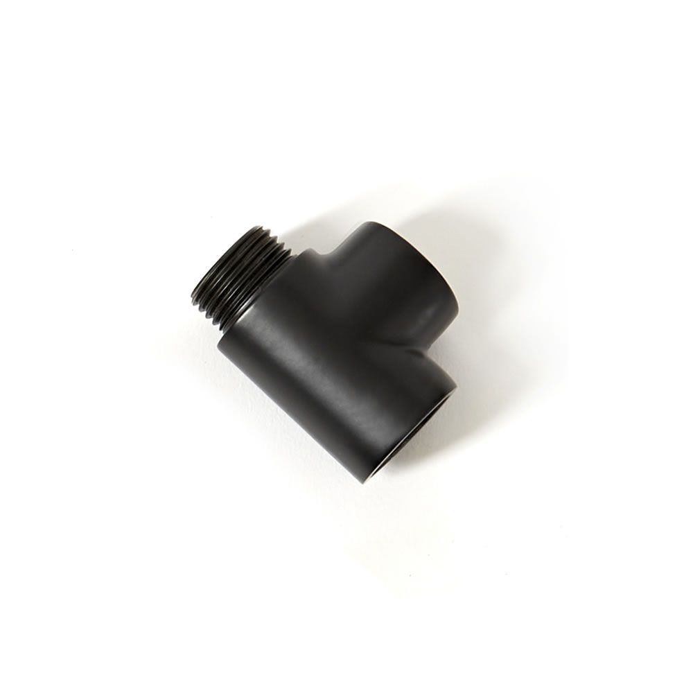 Milano - Dual Fuel T Piece - Black