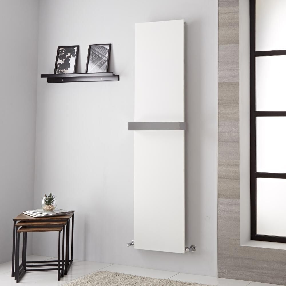 Lazzarini Way Ischia - White Vertical Designer Radiator - 1800mm x 450mm