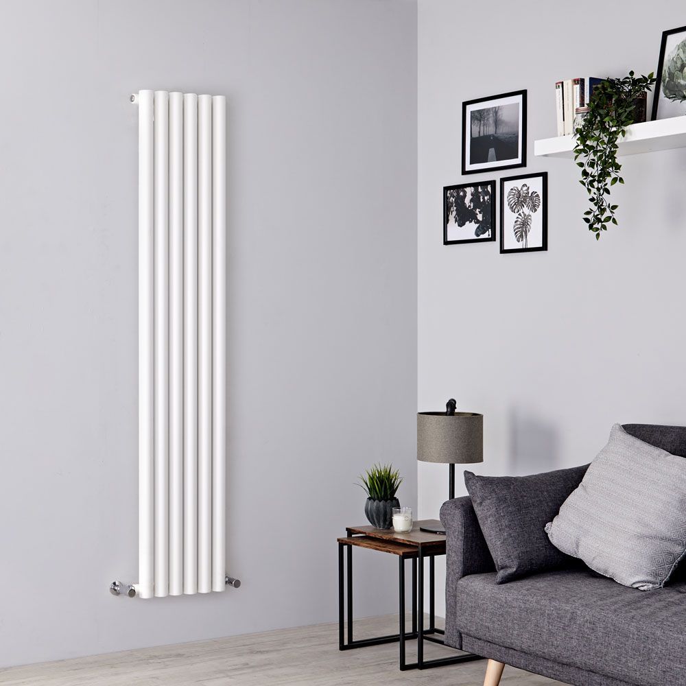 Milano Java - White Vertical Designer Radiator - Choice of Size