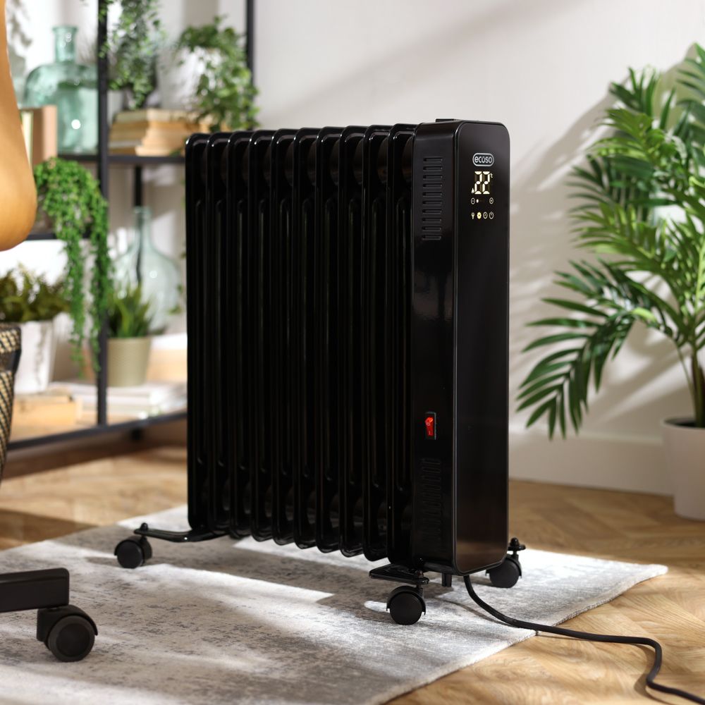 ECOSO Kylo - Smart Electric Portable Oil Filled Radiator - Choice of Wattage and Finish
