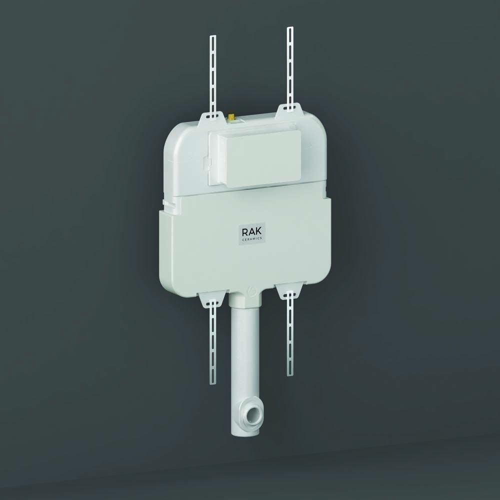 RAK Ecofix - 80mm Slimline Front Flush Regular Concealed Cistern - Choice of Flush Plates