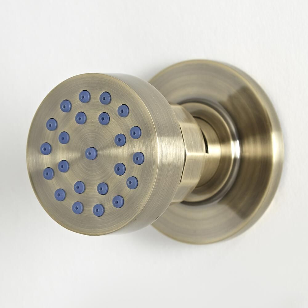 Milano - Traditional Round Body Jet - Brushed Gold
