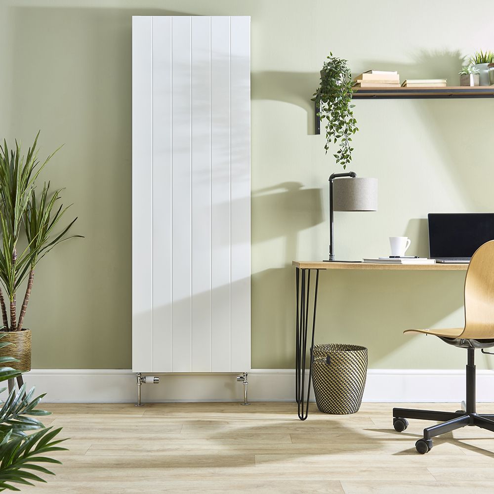 Milano Alora - 1800mm Vertical Flat Panel Type 20 Convector Radiator - Choice of Finish and Size