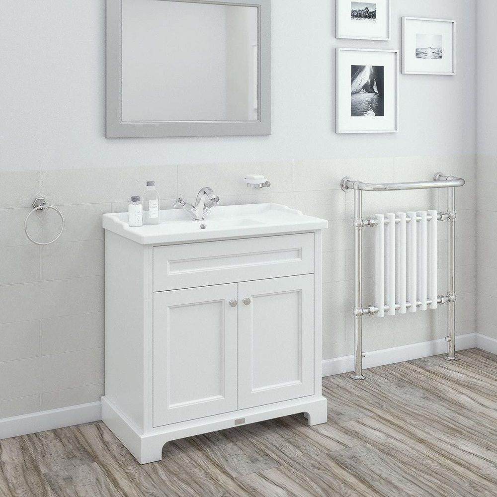 RAK Washington - 817mm Traditional Vanity Unit with Basin - Choice of Finish and Tap-Holes