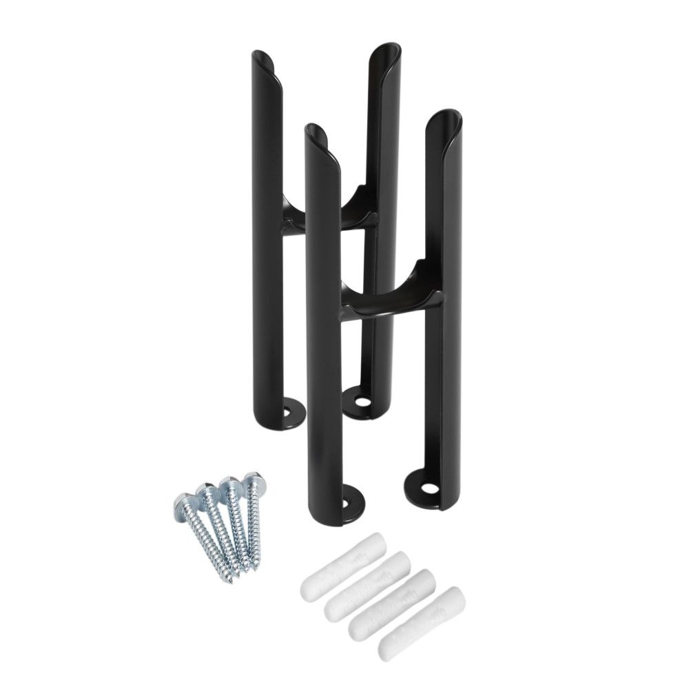 Milano Windsor - Black Floor-Mounting Feet for Traditional 2 Column Windsor Radiators