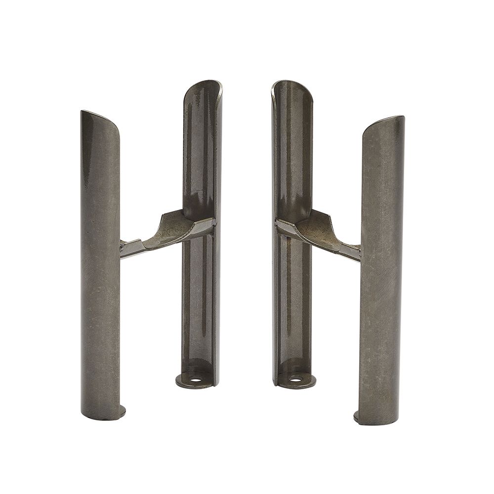 Milano Windsor - Lacquered Raw Metal Floor-Mounting Feet for Traditional 3 Column Windsor Radiators
