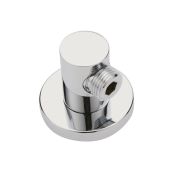 Milano Mirage - Modern Round Brass Shower Outlet Elbow - Chrome