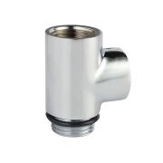 Milano - Dual Fuel T Piece - Chrome
