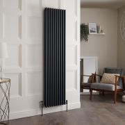 Milano Esme - Vertical Aluminium Traditional Radiator - 1800mm Tall - Choice of Finish and Size