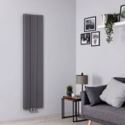 Milano Solis - Aluminium Vertical Designer Radiator - Choice of Size and Finish
