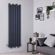 Milano Motus - Aluminium Vertical Designer Radiator - Choice of Size and Finish