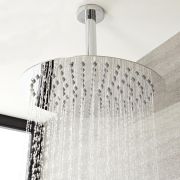 Milano Mirage - Modern Round Ceiling Mounted Shower Arm - Chrome