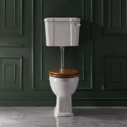 Milano Richmond - Traditional Low Level Toilet with Cistern - Choice of Flush Kit Finish and Seat
