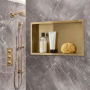 Milano - 640mm x 340mm Rectangular Shower Niche - Choice of Finish