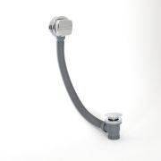 Milano Arvo - Modern Overflow Bath Filler and Waste - Chrome