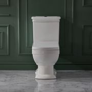 Milano Sandrigham - Traditional Close Coupled Toilet with Soft Close Seat - Choice of Flush Button Finish