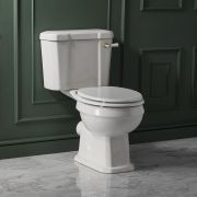 Milano Richmond - Traditional Close Coupled Toilet with Cistern and Seat - Choice of Finish and Seat