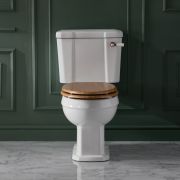 Milano Richmond - Traditional Close Coupled Toilet with Cistern and Seat - Choice of Finish and Seat