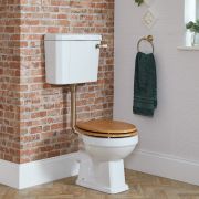 Milano Richmond - Traditional Low Level Toilet with Cistern and Seat - Choice of Finish