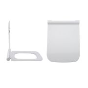 Milano Elswick - White Soft Close Quick Release Top Fix Toilet Seat