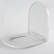 Milano Ballam - White Soft Close Quick Release Top Fix Toilet Seat