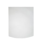 Milano Dalton - Back to Wall White Soft Close Quick Release Top Fix Toilet Seat