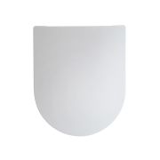 Milano Hatfield - Close Coupled White Soft Close Quick Release Top Fix Toilet Seat