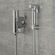 Milano Mirage - Modern Thermostatic Douche Kit - Chrome